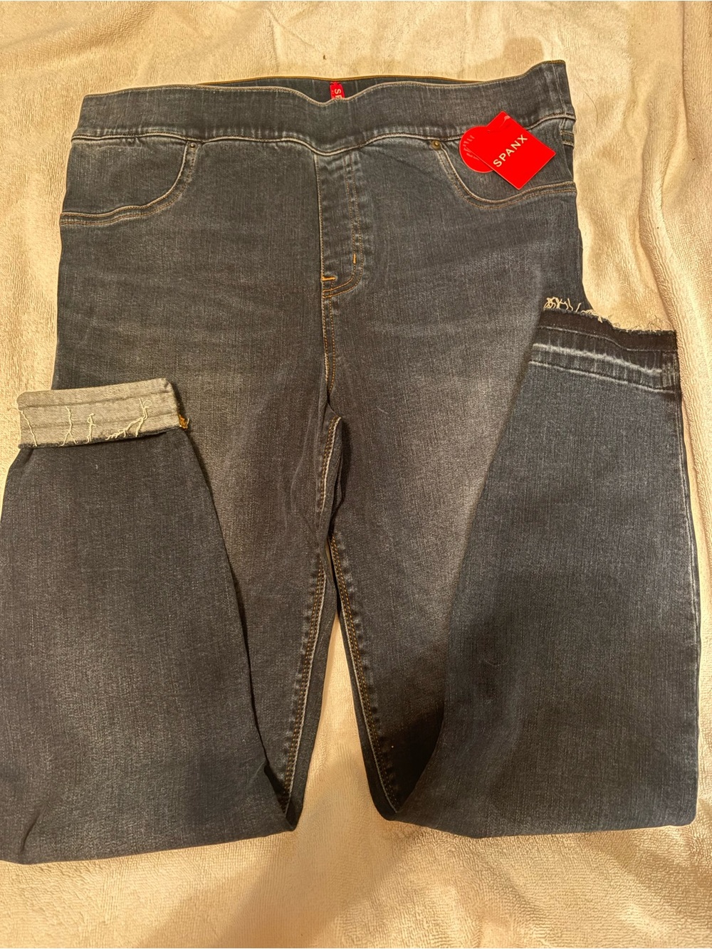 SPANX Women’s Charcoal Skinny Jeans